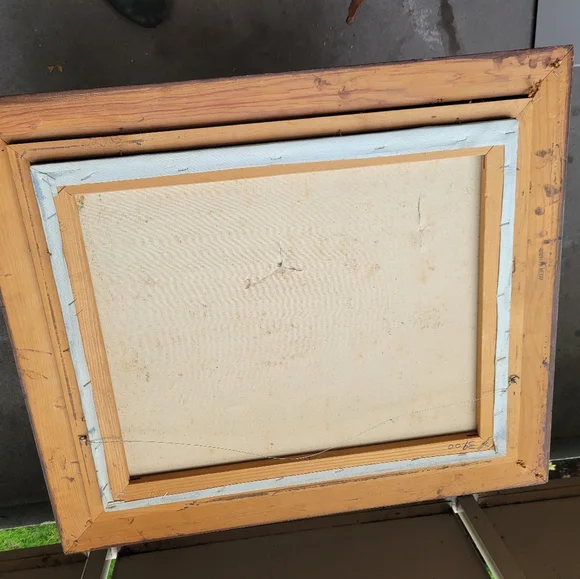 Antique vintage PARIS signed Oil on Canvas Impressionist mid-20th Century painti - Picture 7 of 16